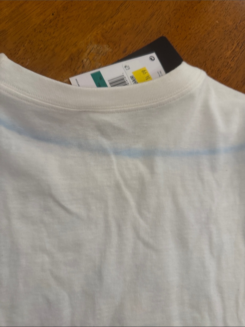 Nike White LA Rams Graphic Short Sleeve Tee with Navy & Yellow Print - Picture 6 of 6